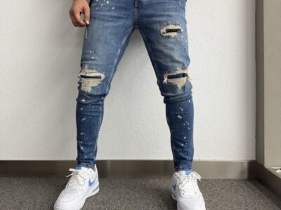 Container Jeans blau